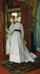ワードローブ、1867 作： James Jacques Joseph Tissot